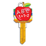 Lucky Line School Teacher Key Shapes decorative house key B131