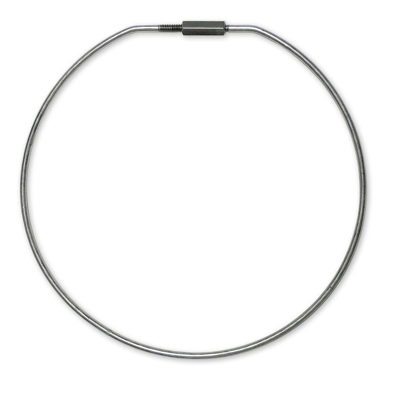 1pc White K Metal Simple Large Ring + 10pcs Key Chain + 1pc