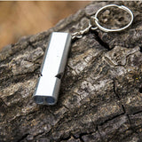Lucky Line Safety Whistle Keychain for security while hiking and a great gift for college students. Place in EDC everyday carry U131