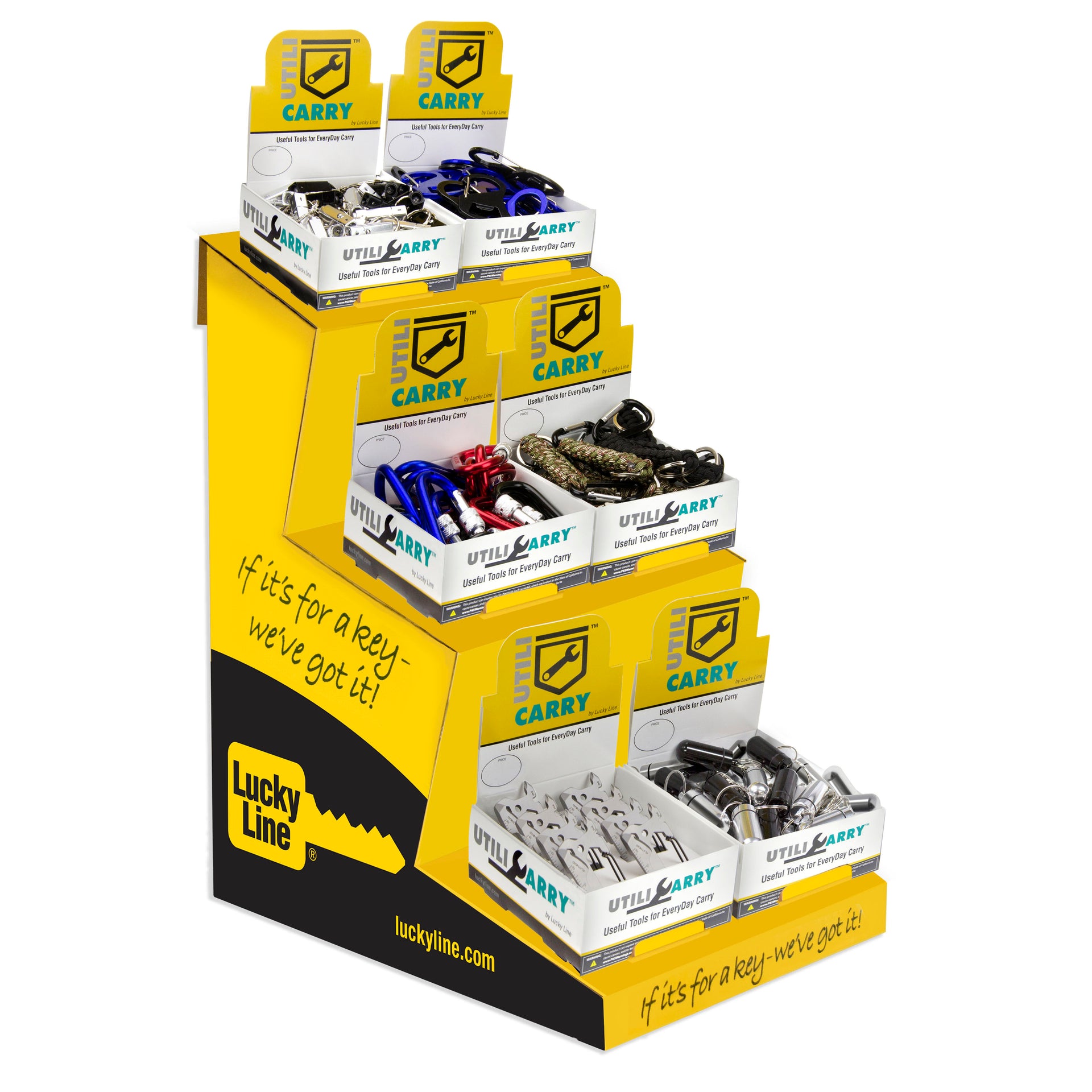 3-Tier Counter Display | Retail Solutions | Lucky Line Products