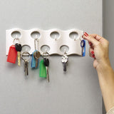 Lucky Line Wavy Key Rack stylish rack to add to your home or office.  Mounted on the wall with adhesive or screws 607