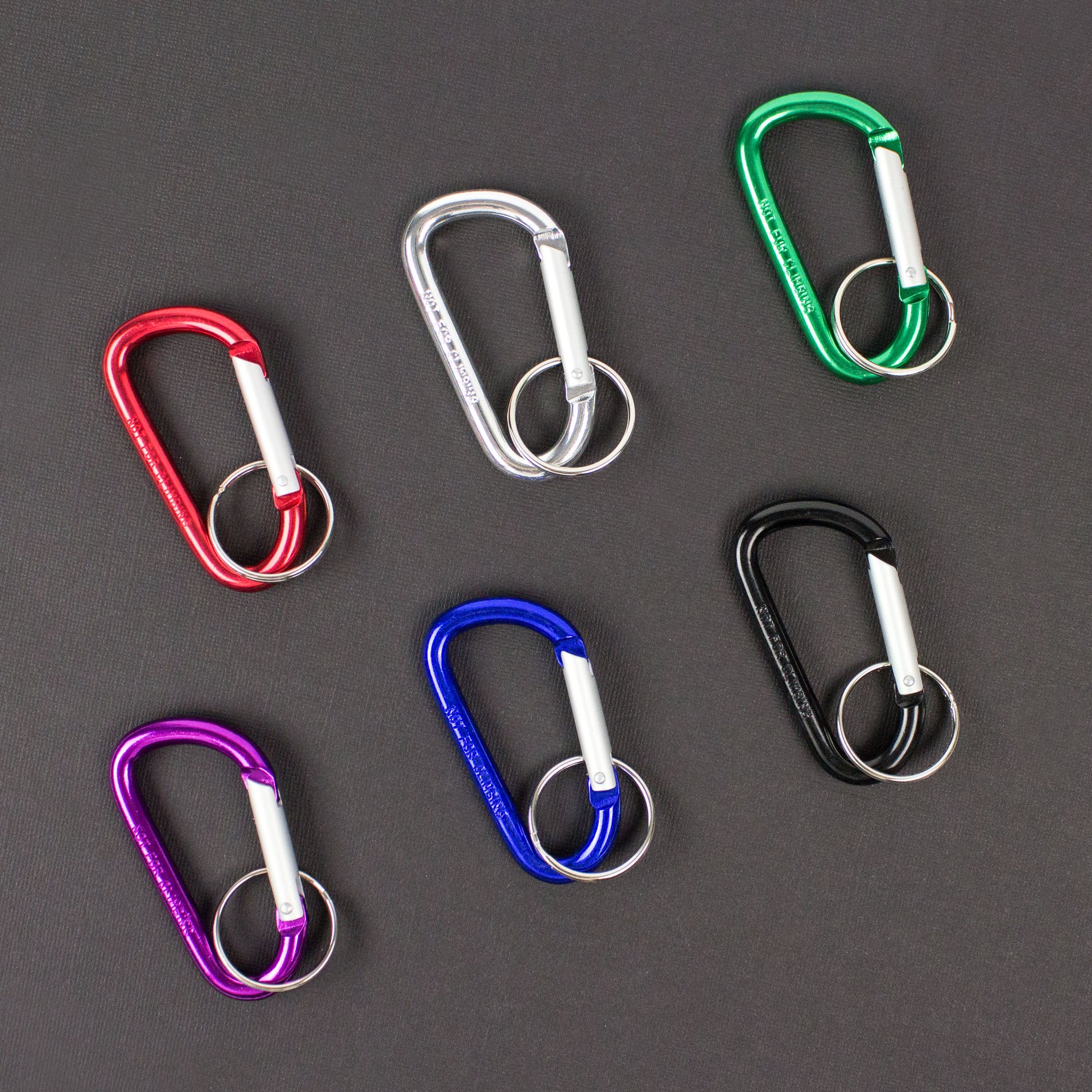 Lucky Line Assorted Colors 3-1/8 In. Large C-Clip Key Ring