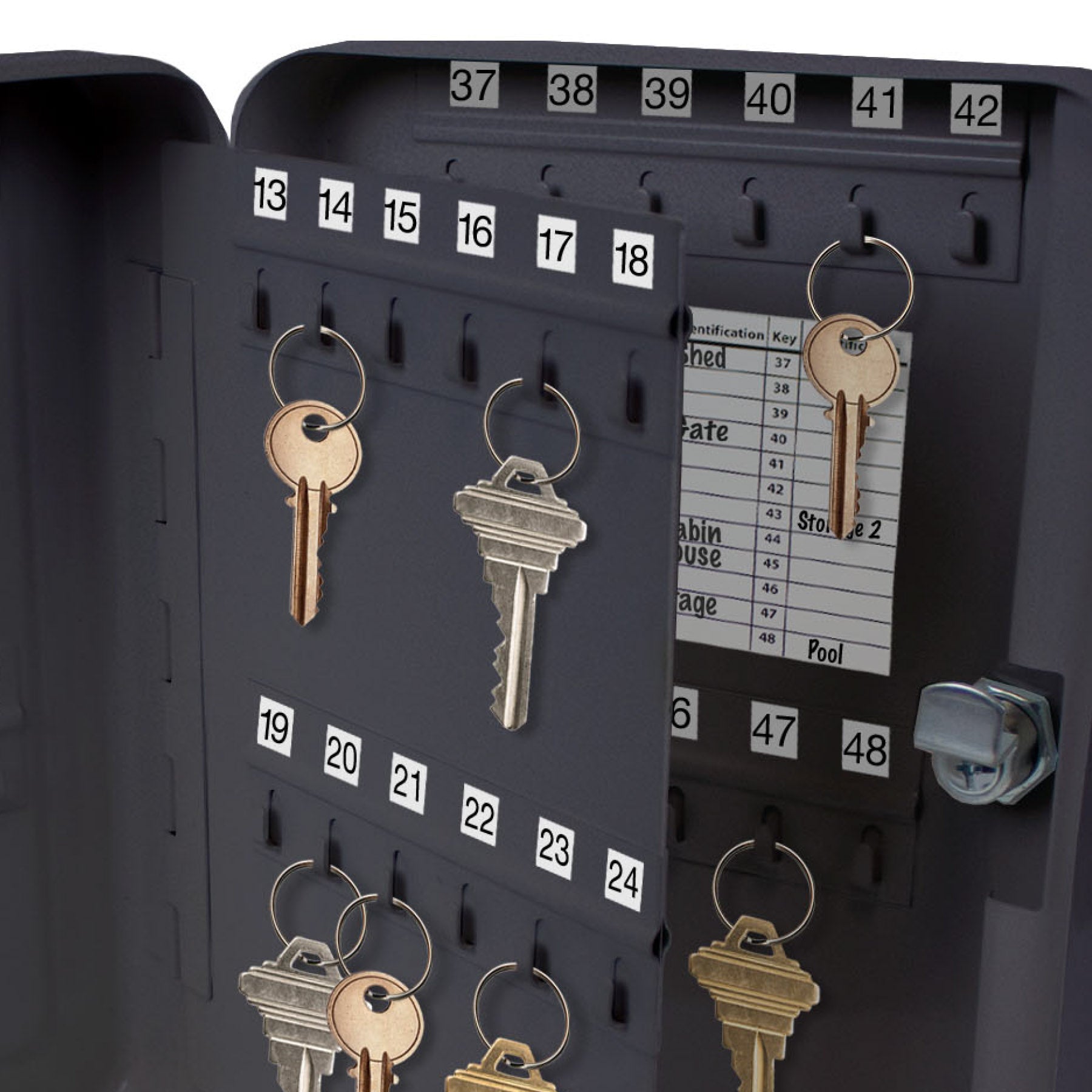 Locking Metal Key Cabinets | Key Storage | Lucky Line Products