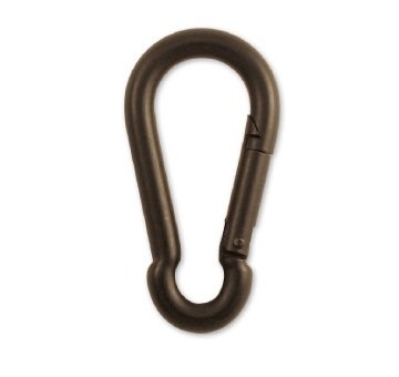 Interlocking Snaps, Black A515-A520 c-clip carabiner  Great for use with chain, rope and webbing of equal or lower working load limit.